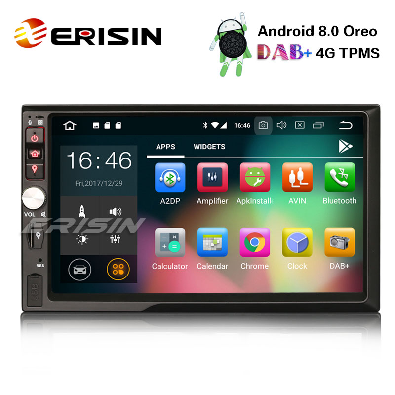 Erisin Autoradio Android 14 Per Alfa Romeo 159/Brera/Spider – 7 Pollici, 4+64GB, CarPlay Wireless, GPS, DSP