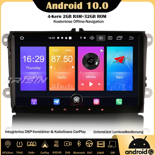 Erisin Autoradio Android 14 8.8'' Per BMW Serie 3 E46, Rover 75, MG ZT - GPS, CarPlay Wireless, DSP, 8-core 4+64GB - 2